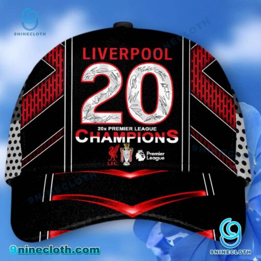 Liverpool 20x Premier League Champions 2025 Cap RQYfSqX
