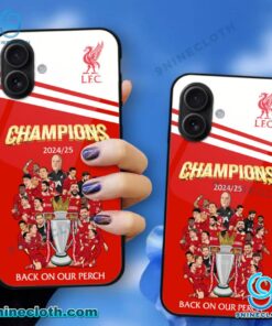 Liverpool FC Premier League Champions 202425 Back On Our Perch Phone Case b2EekDH