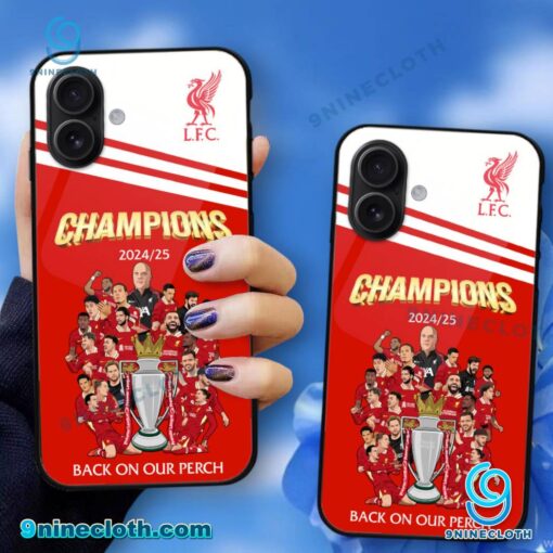 Liverpool FC Premier League Champions 202425 Back On Our Perch Phone Case b2EekDH