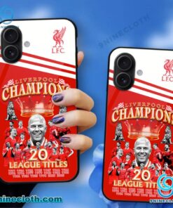 Liverpool Kings Of The Prem 20 League Titles Phone Case REcaWkw