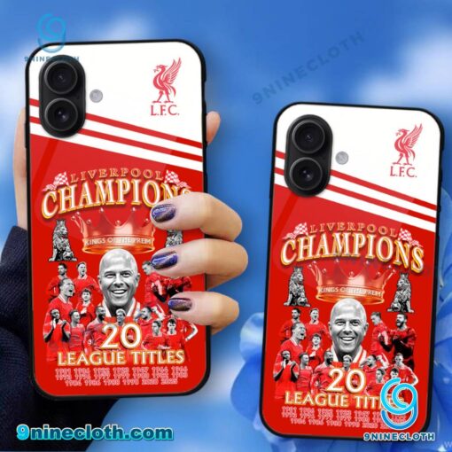 Liverpool Kings Of The Prem 20 League Titles Phone Case REcaWkw