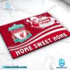 Liverpool Premier League 2025 Home Sweet Home Doormat YqKSoyJ