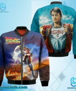 Michael J Fox Back To The Future And Teen Wolf Bomber Jacket VwoszyU