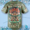 Phish Summer Tour 2025 My Friend My Friend He's Got A Knife Personalized Baseball Jersey-b HL2RZbw