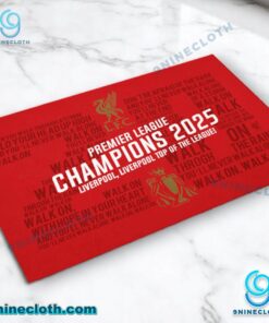 Premier League Champions 2025 Liverpool, Liverpool Top Of The League Doormat 70gUeVB