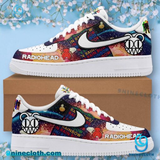 Radiohead Band Rainbow Air Force Shoes UVjxdF5
