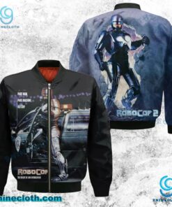 Robocop 1 And 2 Bomber Jacket Mzl7FT1