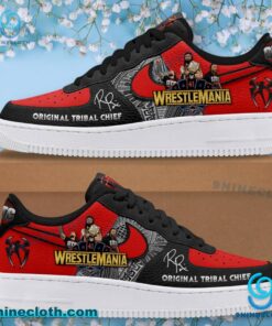 Roman Reigns Wwe Wrestlemania 41 Signature Air Force Shoes NxhvaBl