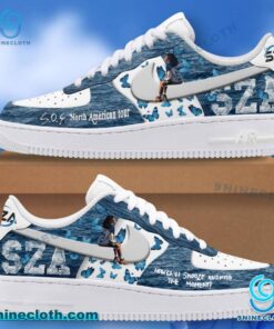 SZA S.O.S. North American Tour Air Force Shoes mednx54