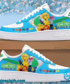 Sesame Street Autism Awareness Air Force Shoes xVwfktA
