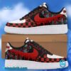 Slipknot Black Red Checkered Air Force Shoes gHb8V2G