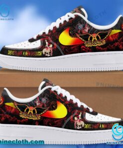Aerosmith Devil's Got A New Disguise Air Force Shoes mCb5AZN