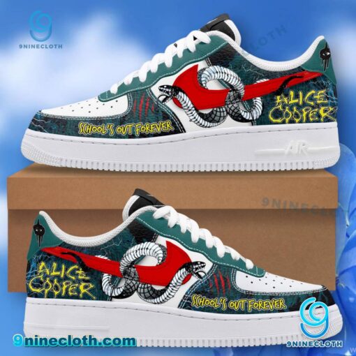 Alice Cooper School's Out Forever Air Force Shoes o5gBACQ