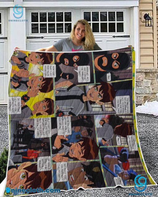Ben 10 Washington BC Funny Police Man Quilt Blanket For Fans hVbTWZD