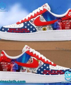Benson Boone American Heart Tour 2025 Sorry I'm Here For Someone Else Air Force Shoes QO6zAH9