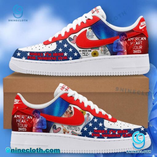 Benson Boone American Heart Tour 2025 Sorry I'm Here For Someone Else Air Force Shoes QO6zAH9