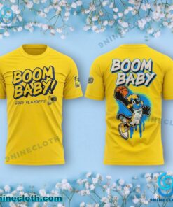 Boom Baby Indiana Pacers 2025 NBA Playoff Unisex T-shirt, Hoodie 1j8Eomy