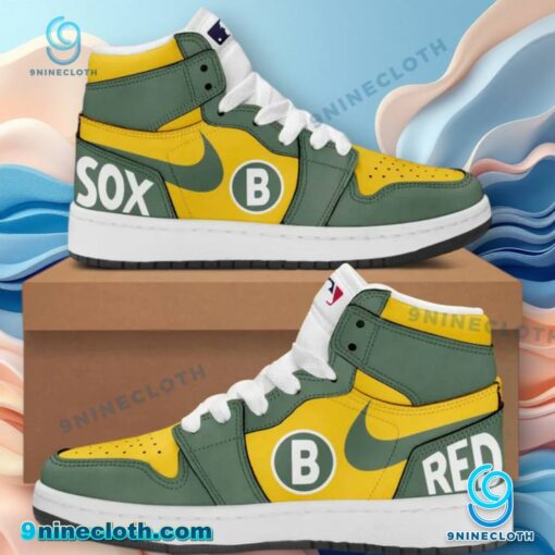 Boston Red Sox Fenway Greens 2025 City Connect Air Jordan High Top Shoes dARgUhi