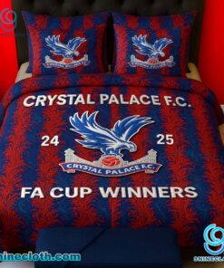 Crystal Palace F.C. FA Cup Winners 2025 Bedding Set 7jykbZe