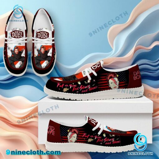 David Bowie Put On Your Red Shoes And Dance The Blues Loafer Shoes ZcVDWb8