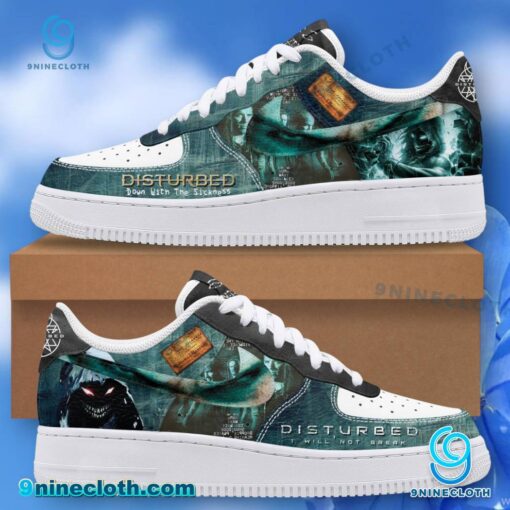 Disturbed Down With The Sickness I Will Not Break Air Force Shoes oUw8JHn
