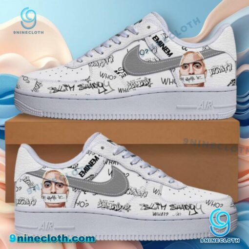 Eminem Slim Shady Graffiti-style Air Force Shoes ysbPo74