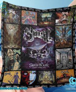 Ghost Skeletour World Tour 2025 Quilt Blanket kMZE0WP