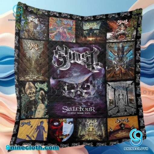 Ghost Skeletour World Tour 2025 Quilt Blanket kMZE0WP