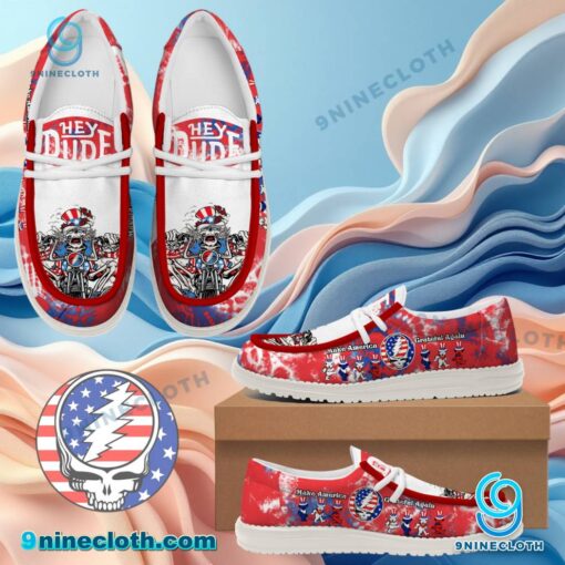 Grateful Dead Make America Grateful Again Loafer Shoes pL7BY8b