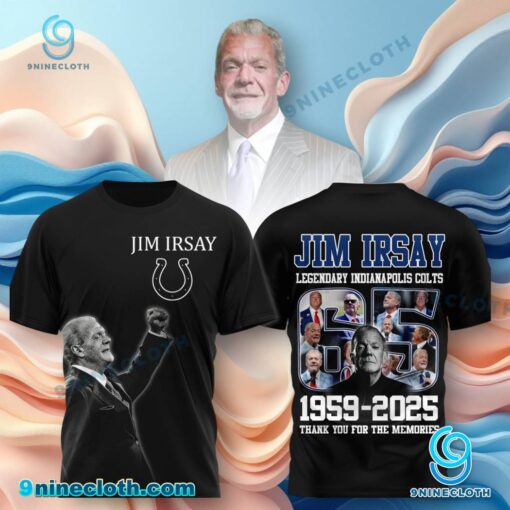 Jim Irsay Legendary Indianapolis Colts 1959-2025 Thank You For The Memories T-shirt, Hoodie 0gc6DnL