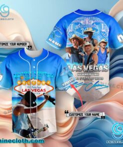 Kenny Chesney Las Vegas Summertime Is A State Of Mind Personalized Baseball Jersey ZMeULBV