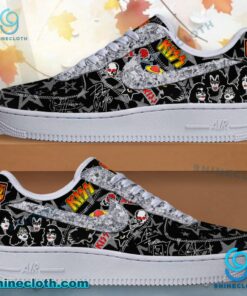 Kiss Band Rock And Roll All Nite Star Signatures Air Force Shoes AYyVmQJ