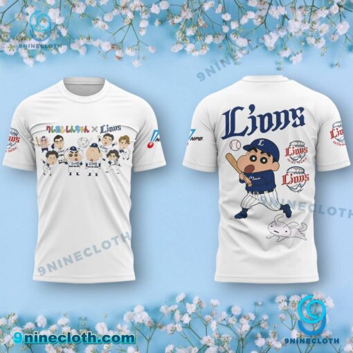 Lions Baseball Crayon Shin-chan Game 2025 Unisex T-shirt, Hoodie j2pCu4I