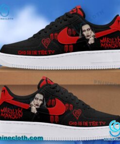 Marilyn Manson God Is In The Tv Air Force Shoes H5JDzmw