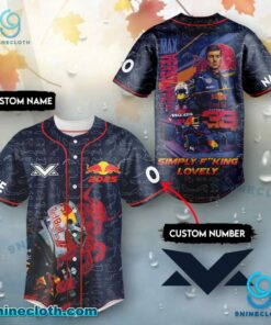 Max Verstappen 2025 Simply F''king Lovely Personalized Baseball Jersey YfLVH7E