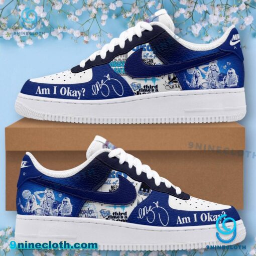 Megan Moroney Am I Okay Tour 2025 Signature Air Force Shoes CQTiPDv