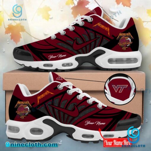 Metallica Virginia Tech Hokies Exit Light Enter Night Personalized Air Max Plus Shoes q9No3iF