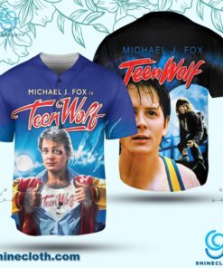 Michael J Fox Teen Wolf Baseball Jersey mwIeYjM