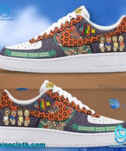 Phish Cartoon Summer Tour 2025 Air Force Shoes T8inJFB