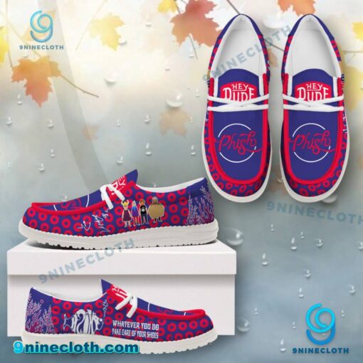 Phish Red Circles Whatever You Do Take Care Your Shoes Loafer Shoes IdJjZSn