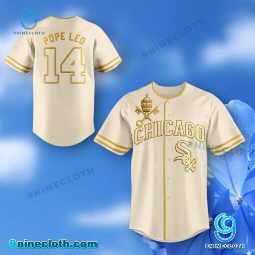 Pope Leo 2025 Chicago White Sox Vatican City Connect Baseball Jersey E41yisf