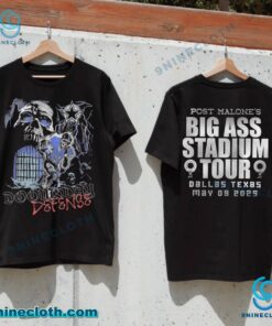 Post Malone X Dallas Cowboys Doomsday Defense Big Ass Stadium Tour 2025 Unisex T-shirt WomEB8S