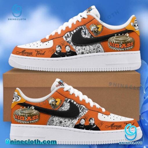 Post Malone X Jelly Roll The Big Ass Stadium Tour 2025 Air Force Shoes 3nrbHZL