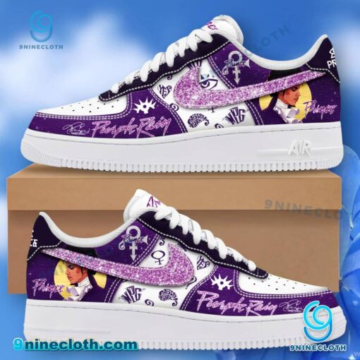 Prince Purple Rain Signature Music Air Force Shoes 3Ge2pWk