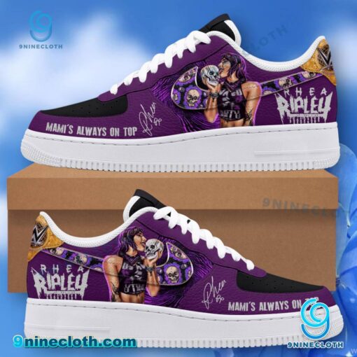 Rhea Ripley Mami's Always On Top Signature Air Force Shoes LiQojDv