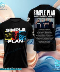 Simple Plan Bigger Than You Think 2025 Tour T-shirt, Hoodie 8EBfuD1