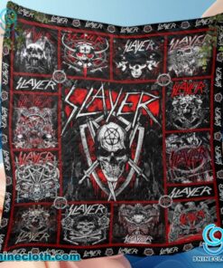 Slayer Band Quilt Blanket waySK6V