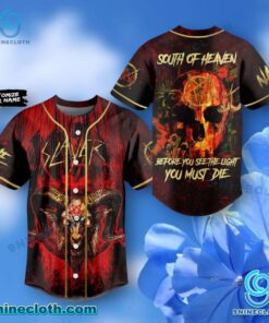 Slayer South Of Heaven Before You See The Light You Must Die Personalized Baseball Jersey rox3gOH