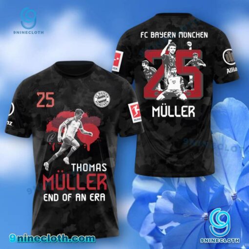 Thomas Muller Fc Bayern Munchen 25 Years T-shirt, Hoodie lcyrnYM
