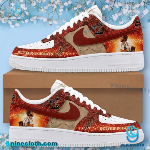 Thomas Rhett Better In Boots Tour 2025 Signature Air Force Shoes hFvXN4L